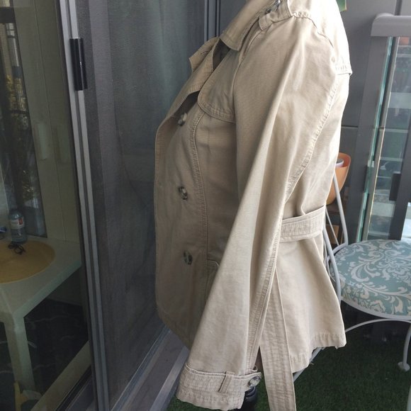 SOLD - Aeropostale - Short Trench Coat - XS - Picture 2 of 5